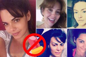 Actrices de novela sin maquillaje