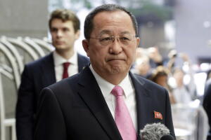 Ri Yong Ho, ministro de Relaciones Exteriores de Corea del Norte