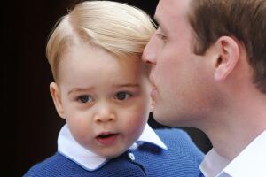 Príncipe William y príncipe George