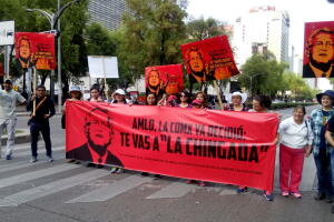 Protestas contra López Obrador en Ciudad de México