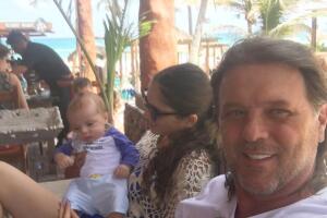 René Strickler y su hijo Ian