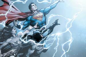 Batman, Superman, Wonder Woman, Flash