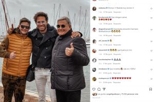 Famosos reaccionan a la fotografía en la que Sebastián Rulli posa junto a su hijo Santiago y su padre. 