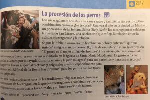 Extractos de los libros de enseñanza de español '¡Qué Chévere!'