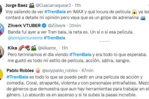 Primeras reacciones de película Bullet Train Twitter.jpg