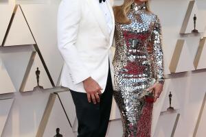 Jennifer López en los premios Oscar 2019. 