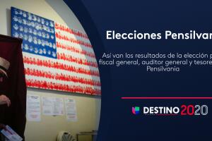 Así van los resultados de la elección para auditor general, fiscal general y tesorero en Pensilvania 