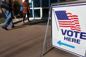 Nation Goes To The Polls In Contentious Presidential Election Between Hillary Clinton And Donald Trump