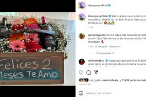 Lalo España ya sumaría poco más de 2 meses de noviazgo.