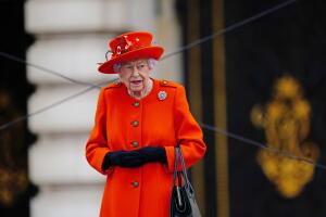 The Queen's Baton Relay At Buckingham Palace