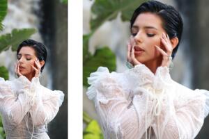 Ángela Aguilar en su boda