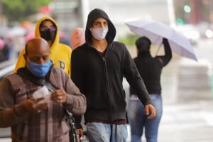 Frio e chuva em São Paulo