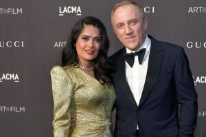 Salma Hayek y su esposo François-Henri Pinault