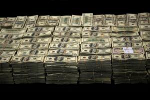 Dinero decomisado narcotráfico