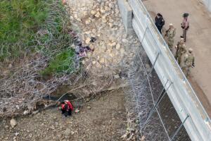 Panoramic View Of The Borderlands: Southwestern U.S. And Mexico