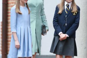 Las princesas Leonor y Sofía de Borbón