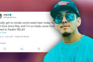  Johnny López anuncia que fumará marihuana y minutos después lo borra