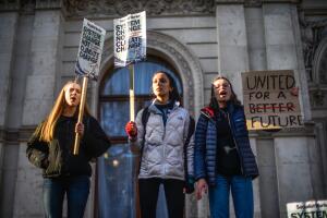 "Fridays For Future" Climate Protest Takes Place In London