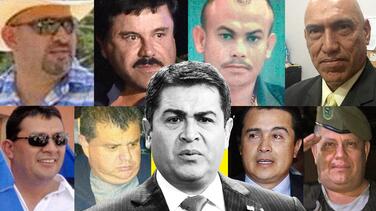 How strong is the legal evidence of drug trafficking against the president of Honduras?