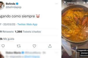 El mensaje de Belinda que causó tendencia este martes 22 de marzo: "Tragando como siempre".