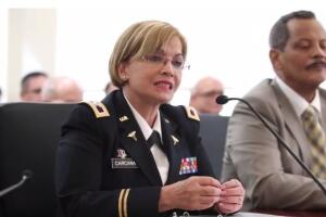 Marta Carcana, la primera hispana en ocupar rango de General de División de la Guardia Nacional