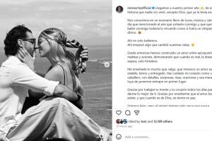 Mimi Ortiz le dedico emotivo mensaje a Toni Costa en su primer aniversario de novios