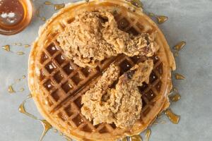 Chicken and waffles