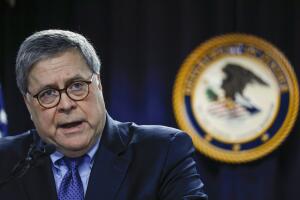 Attorney General William Barr And FBI Director Christopher Wray Announce Crime Reduction Initiative In Detroit