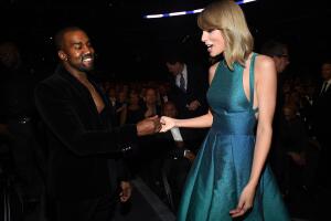 En fotos: las veces que Taylor Swift y Kanye West se dieron el beso de Judas