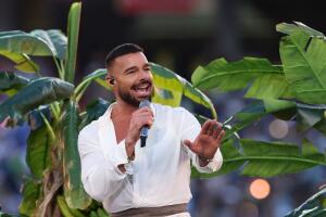 Ricky Martin interpretó un fragmento de "Lo que le pasó a Hawaii"