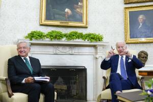 Joe Biden meeting Andres Manuel Lopez Obrador, July 12, 2022