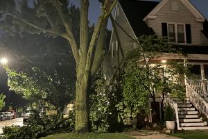 Destrozos al noroeste de Chicago