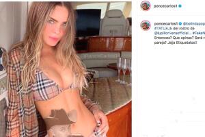 Belinda en fotomontaje de Carlos Ponce