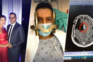 Israel Lemus, hispano con cáncer cerebral