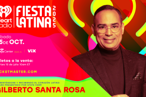 Gilberto Santa Rosa será homenajeado en iHeartRadio Fiesta Latina 2025