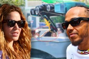 Captan de nuevo a Shakira con Lewis Hamilton: ahora pasean en un yate en Miami  