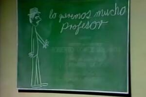 Exalumnos del 'profesor Jirafales' le riden tributo