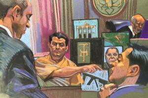 Alexander 'Chande' Ardon en la corte