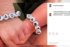 Tadeo y Dante, hijos de Ferdinando Valencia