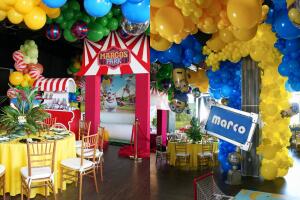 Esta fue parte de la decoración de la fiesta.
