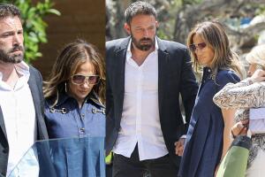 Ben Affleck y JLo: las fotos del actor llevando a desayunar a la cantante con todo y su 'suegra'
