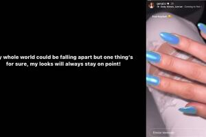 Este fue el mensaje que Giselle Soto colgó en Instagram en donde dice que lo "perfecto" son sus "looks" cuando su" mundo podría estar desmoronándose".