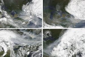 Canada Wildfires Wind Movement 