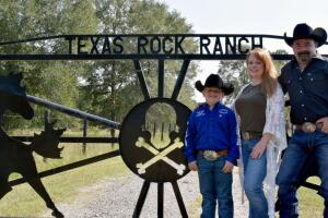 Jeff Wilson y su familia