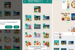 Así puedes descargar stickers por el Día de Reyes Magos: instrucciones