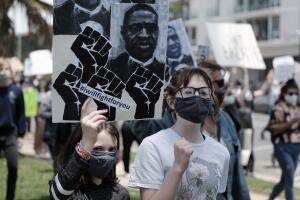 America Protests Santa Monica