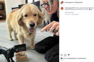 Diane Keaton dedicó su último mensaje a su mascota Reggie