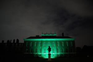 London Landmarks Lit Green For Grenfell Fire Anniversary