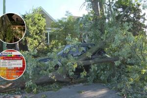 Destrozos por tormentas en Chicago