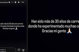 Este es el mensaje que publicó Marc Anthony tras las acusaciones de supuesto maltrato por parte de su ex Verónica Rasquin. 